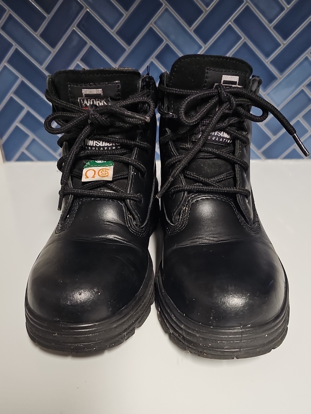 Thinsulate Work Pro Black Safety Work Boots